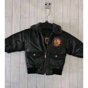 Vintage Peanuts "Flying Ace" Snoopy bomber jacket DAMAGE flight jacket G-1 Style